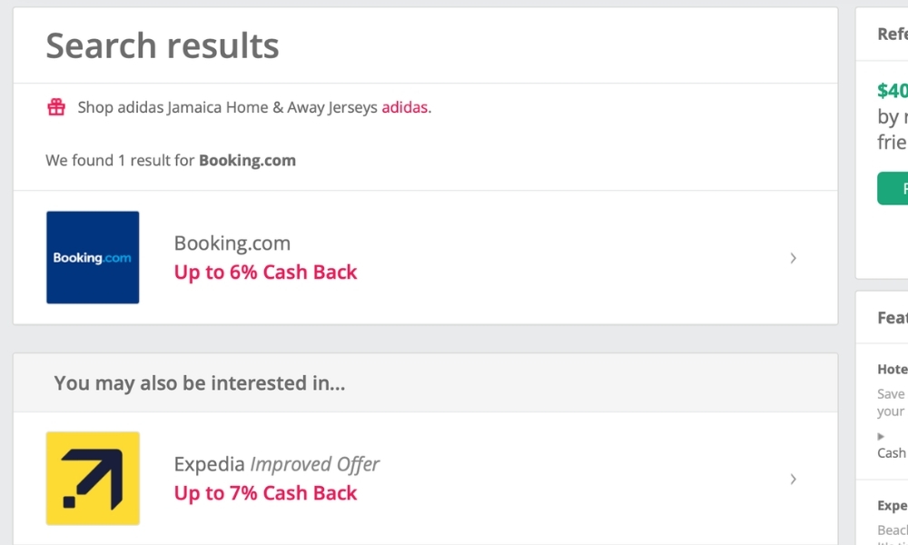 Booking.com検索結果