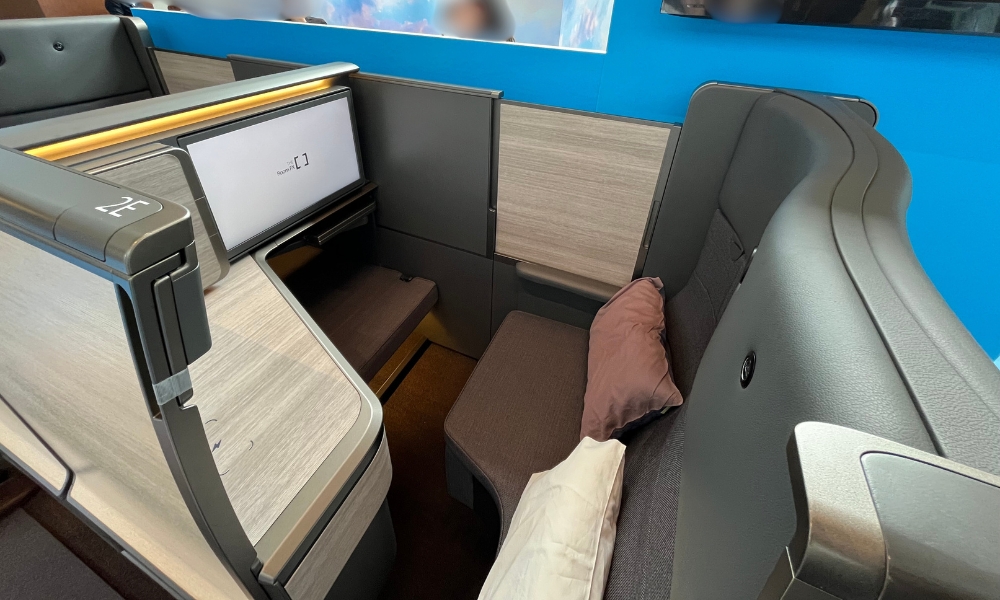 ANA 新ビジネスクラスシート THE Room FX 外側から