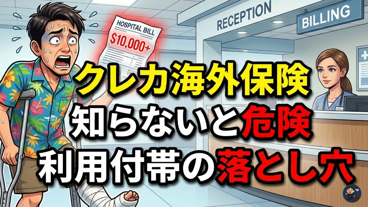 クレジットカードの利用付帯の海外旅行保険の活用術｜確実に発動させる方法と注意点