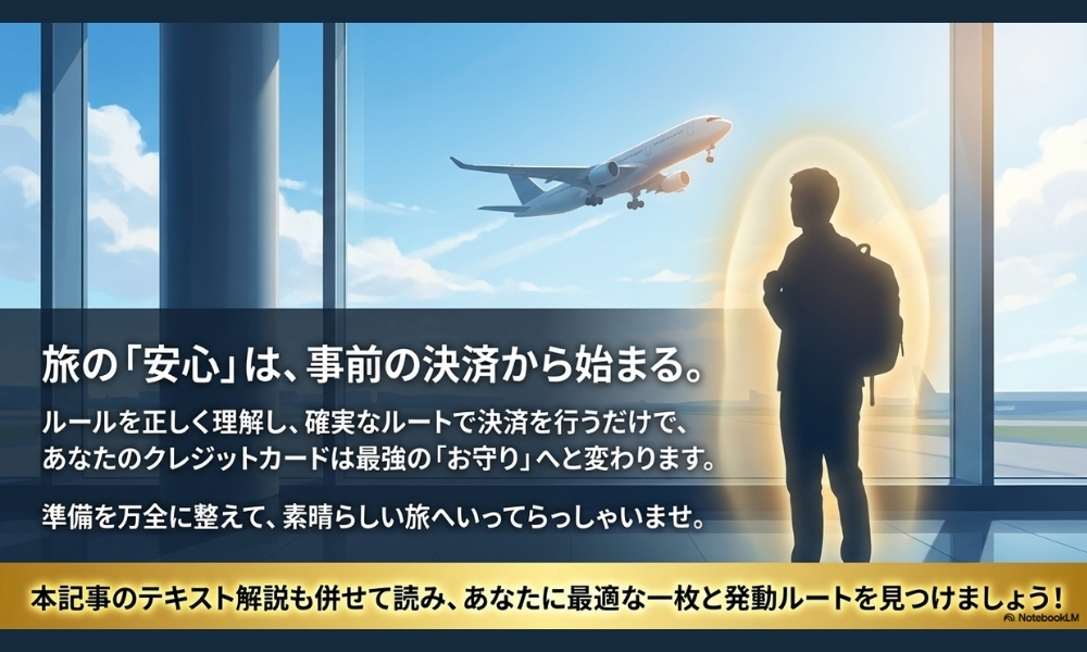 クレジットカードは旅のお守りに