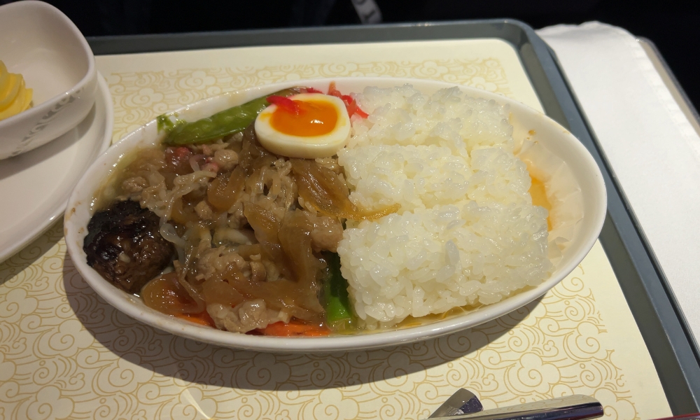 エアチャイナビジネス機内食和食2