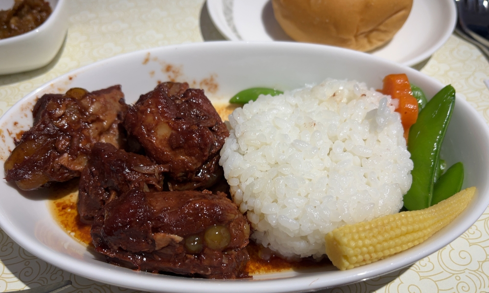 エアチャイナビジネス機内食帰り2