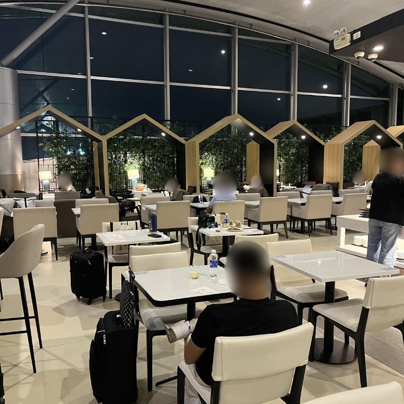 ベトナム航空ロータスラウンジホーチミン空港-座席