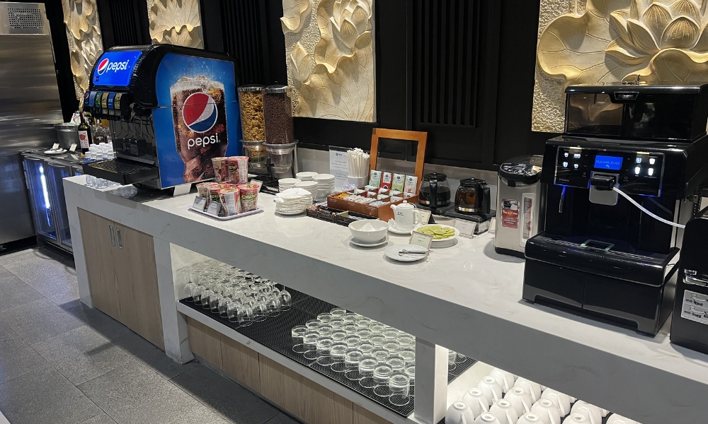 ベトナム航空ロータスラウンジホーチミン空港-飲み物