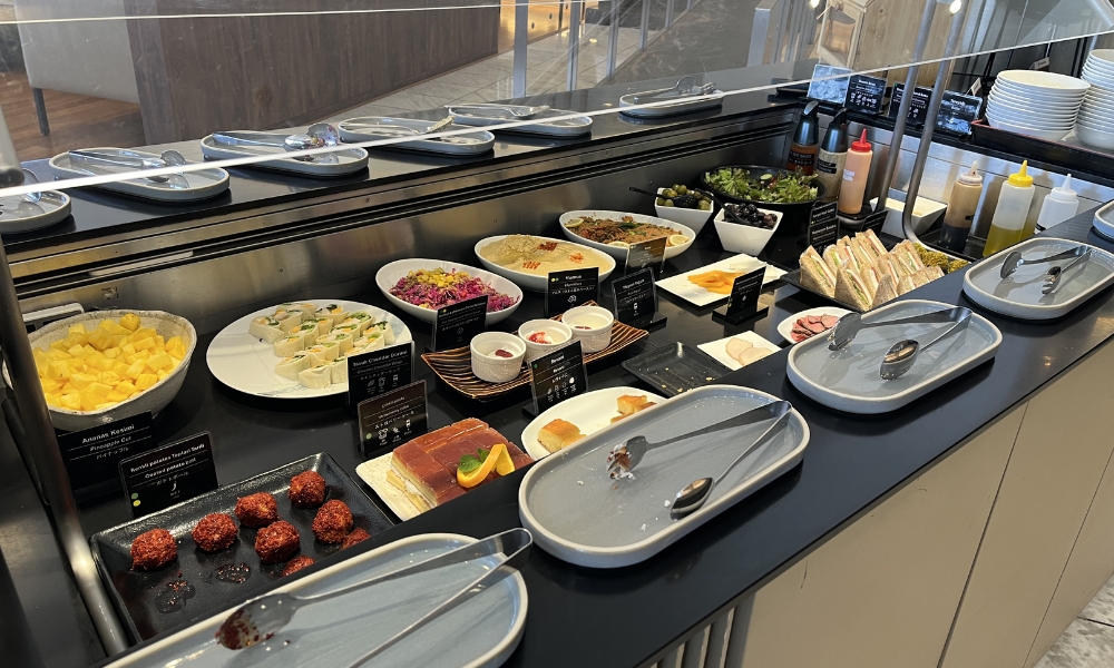 成田空港-ターキッシュエアラインズ ラウンジ フード1